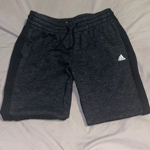 Adidas womens black joggers